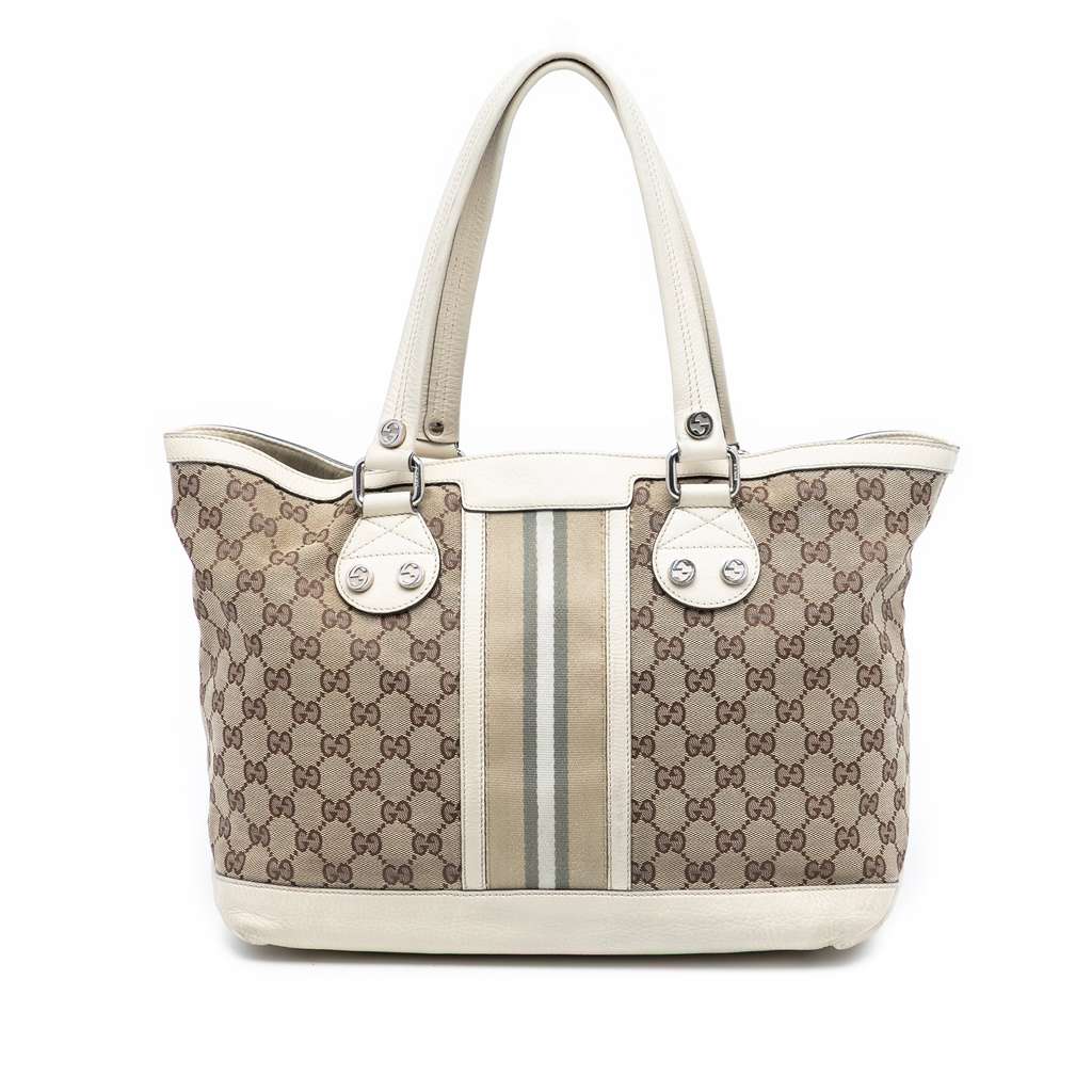 Gucci GG Canvas Web Sunset Tote