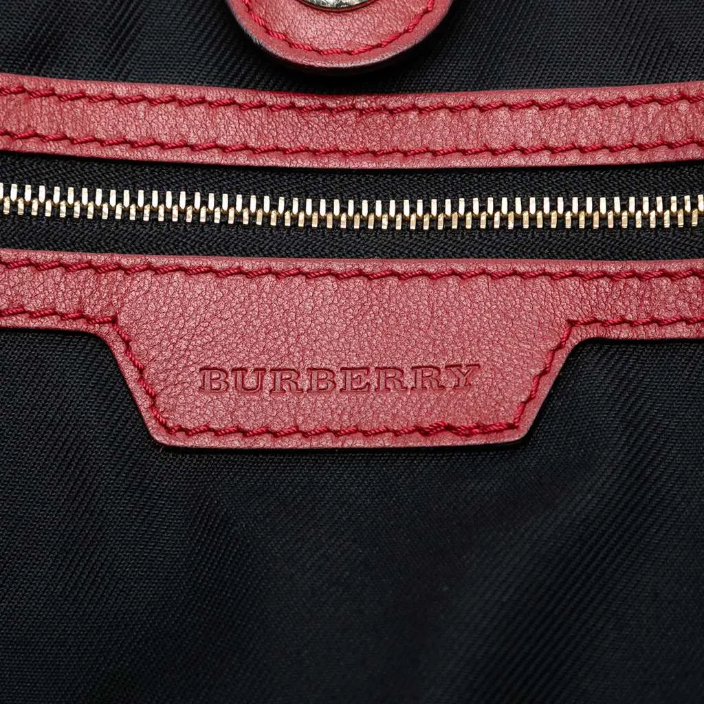 Burberry Small Haymarket Check Canvas and Leather Canterbury Tote Brown Canvas Very good - Box View