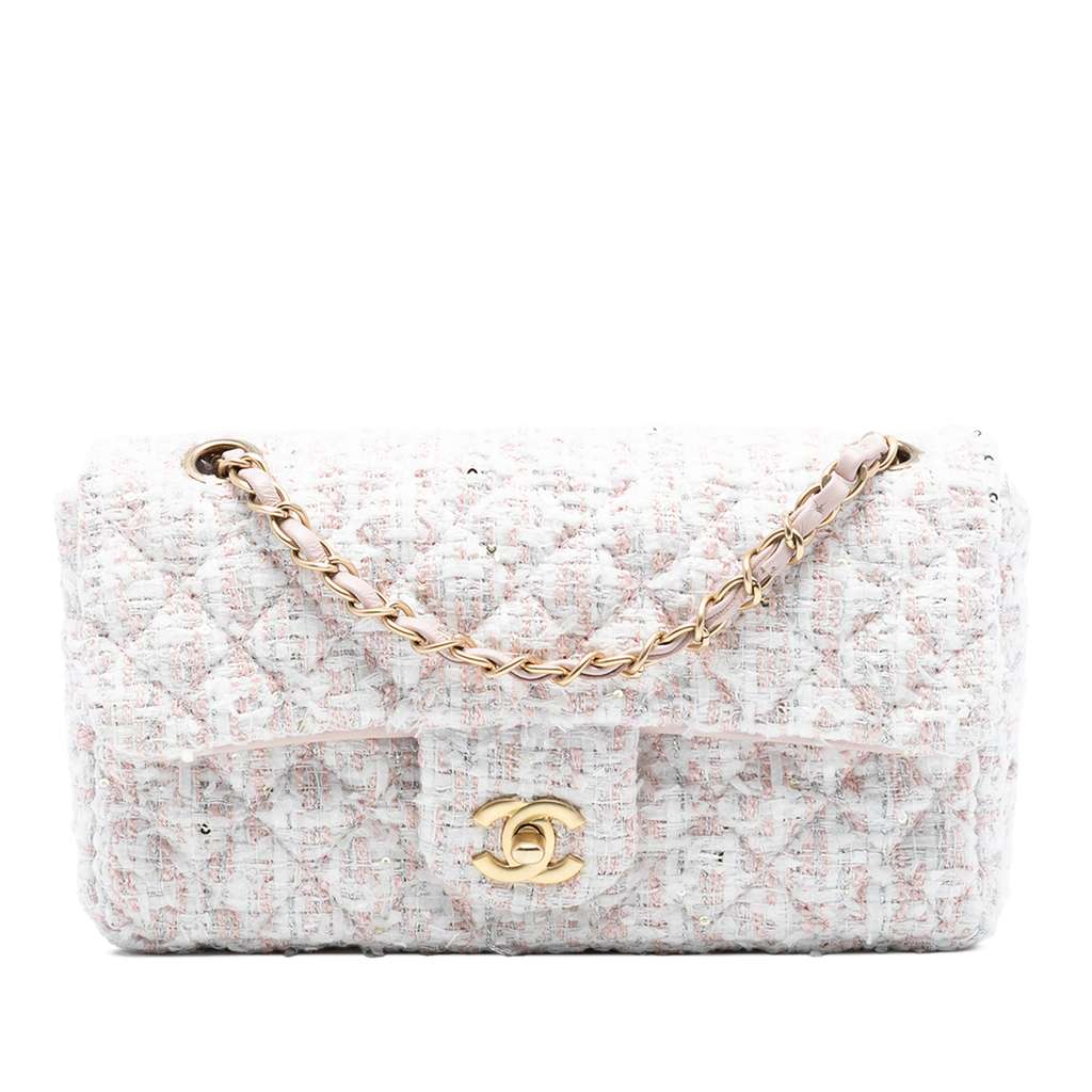 Chanel Medium Classic Tweed Single Flap