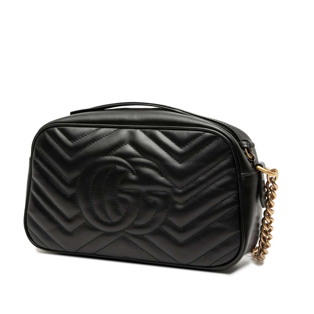 Gucci Small GG Marmont Matelasse Leather Crossbody - 2