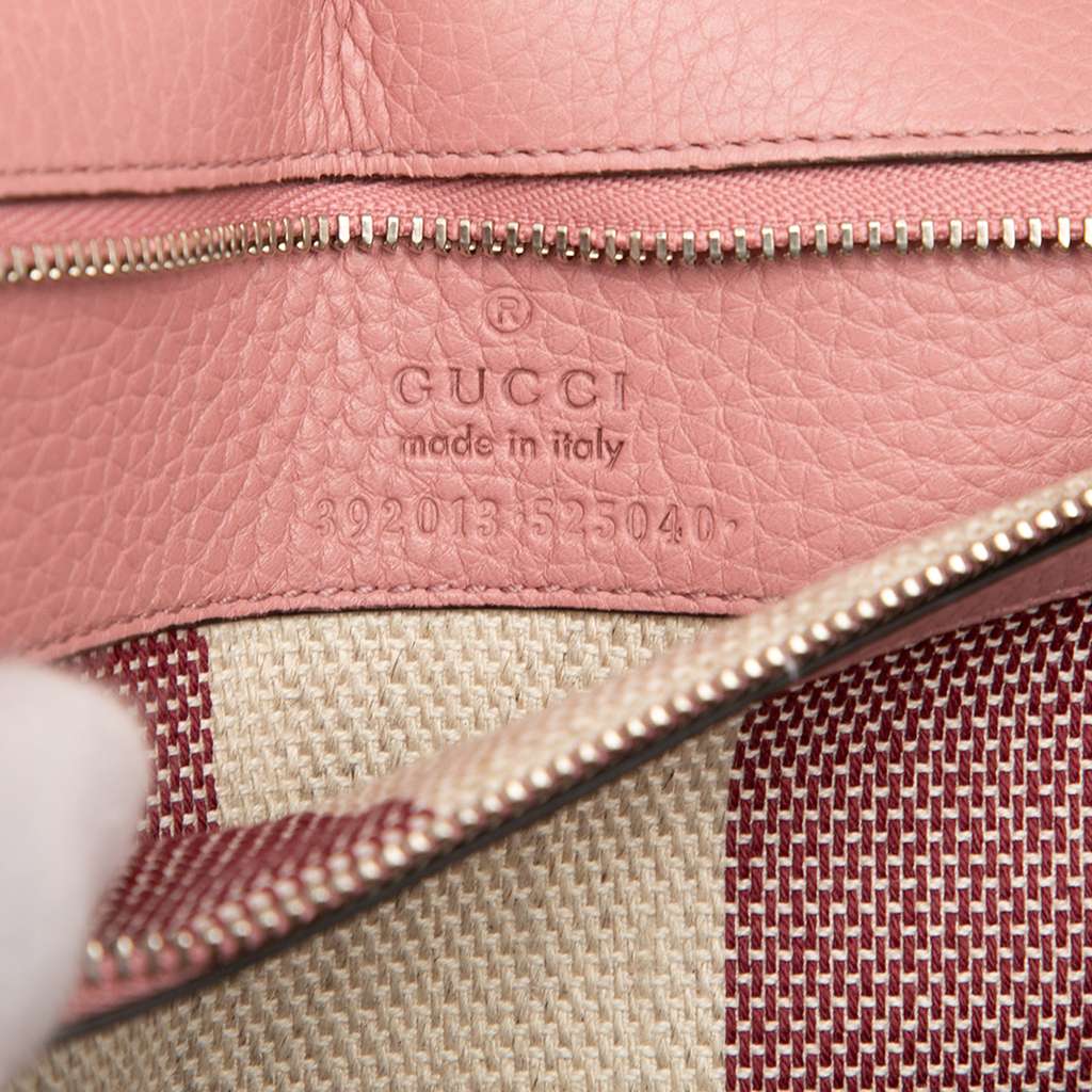 Gucci Medium Leather Bamboo Daily Satchel - 5