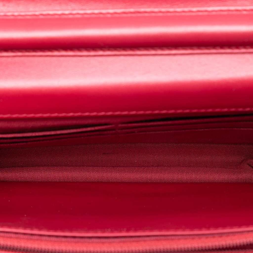 Chanel Paris Dallas CC Quilted Patent Goatskin Wallet on Chain - 4