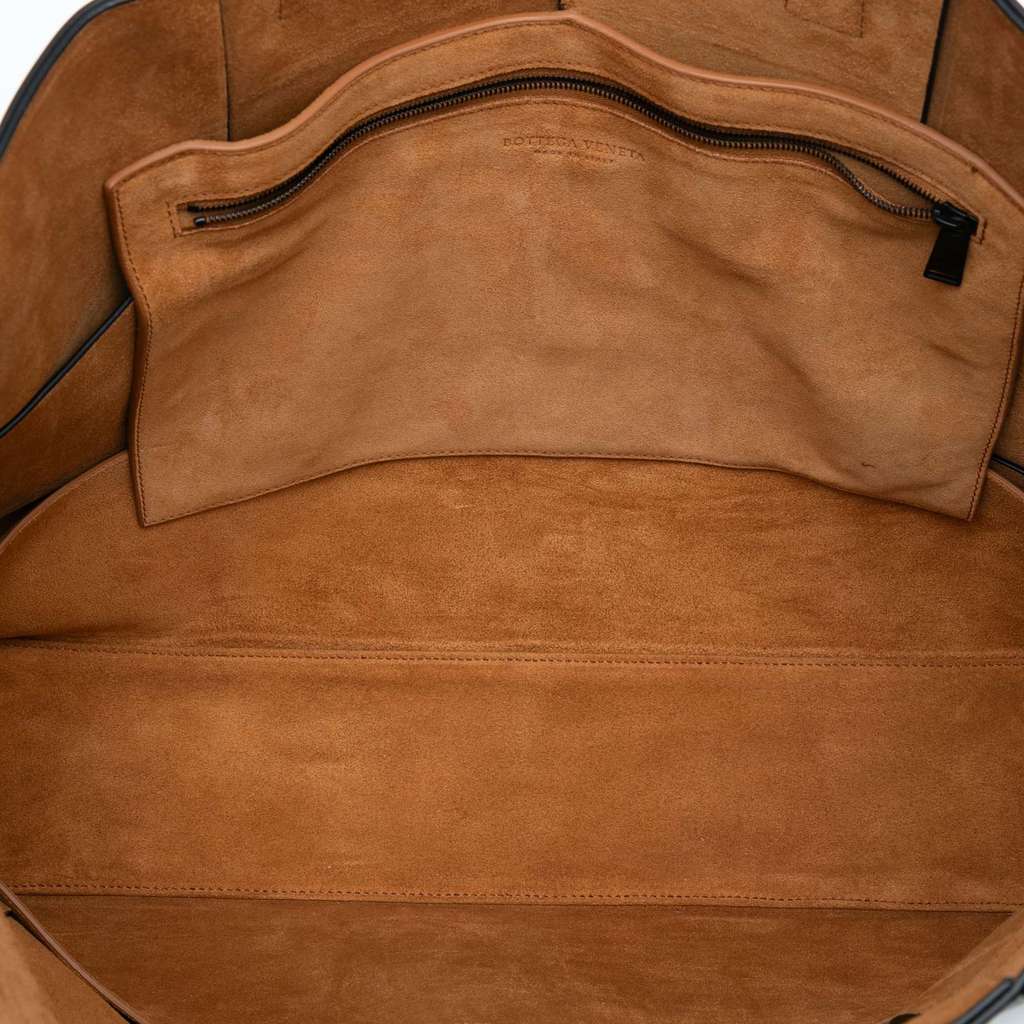 Bottega Veneta Large Lambskin Maxi Intrecciato Arco Tote - 4