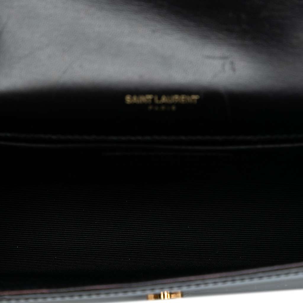 Saint Laurent Small Glitter Patent Kate Crossbody - 4