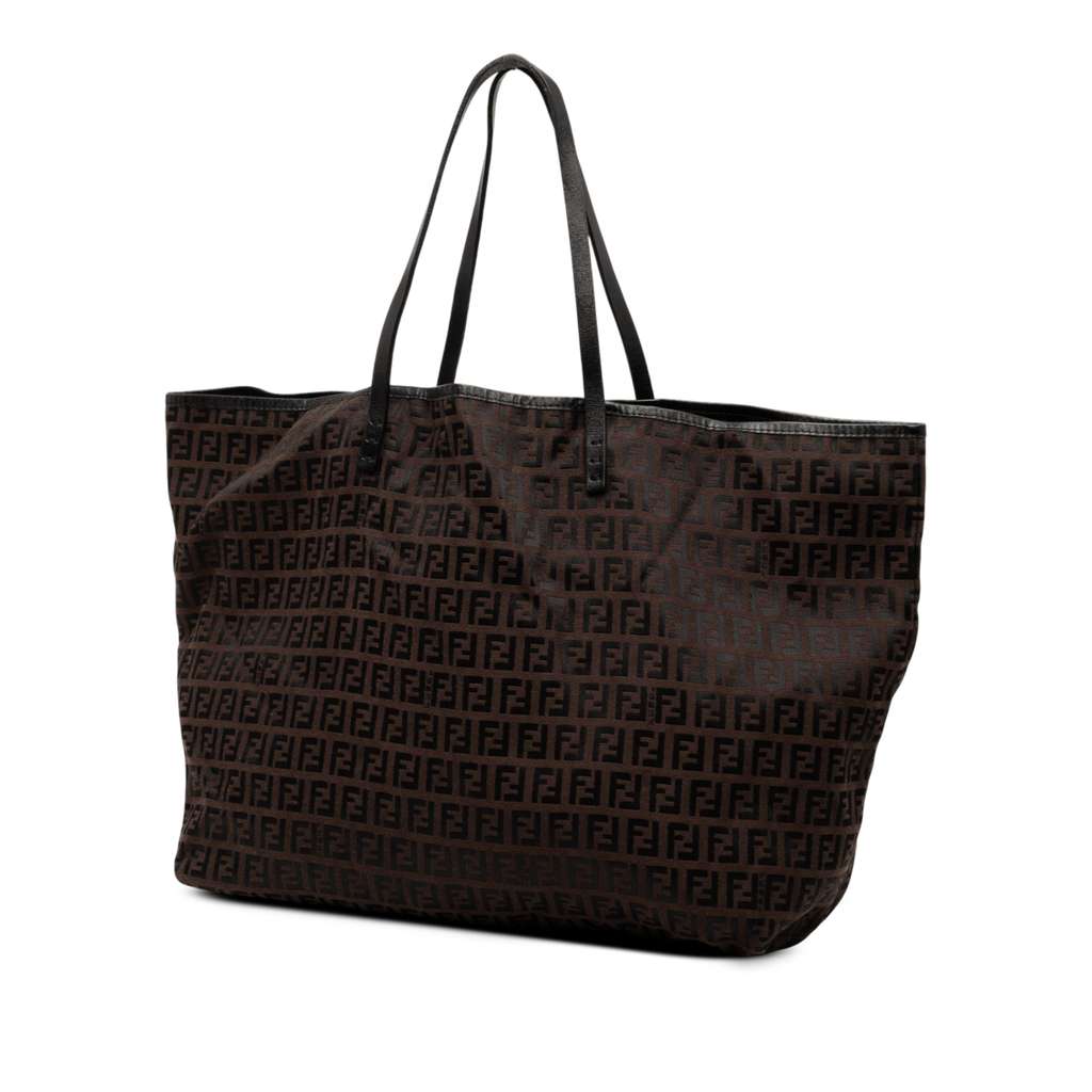 Fendi Medium Zucchino Canvas Roll Tote - 2