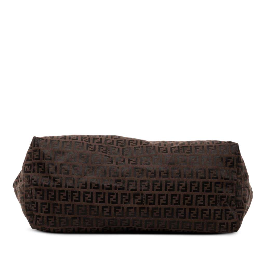 Fendi Medium Zucchino Canvas Roll Tote - 3