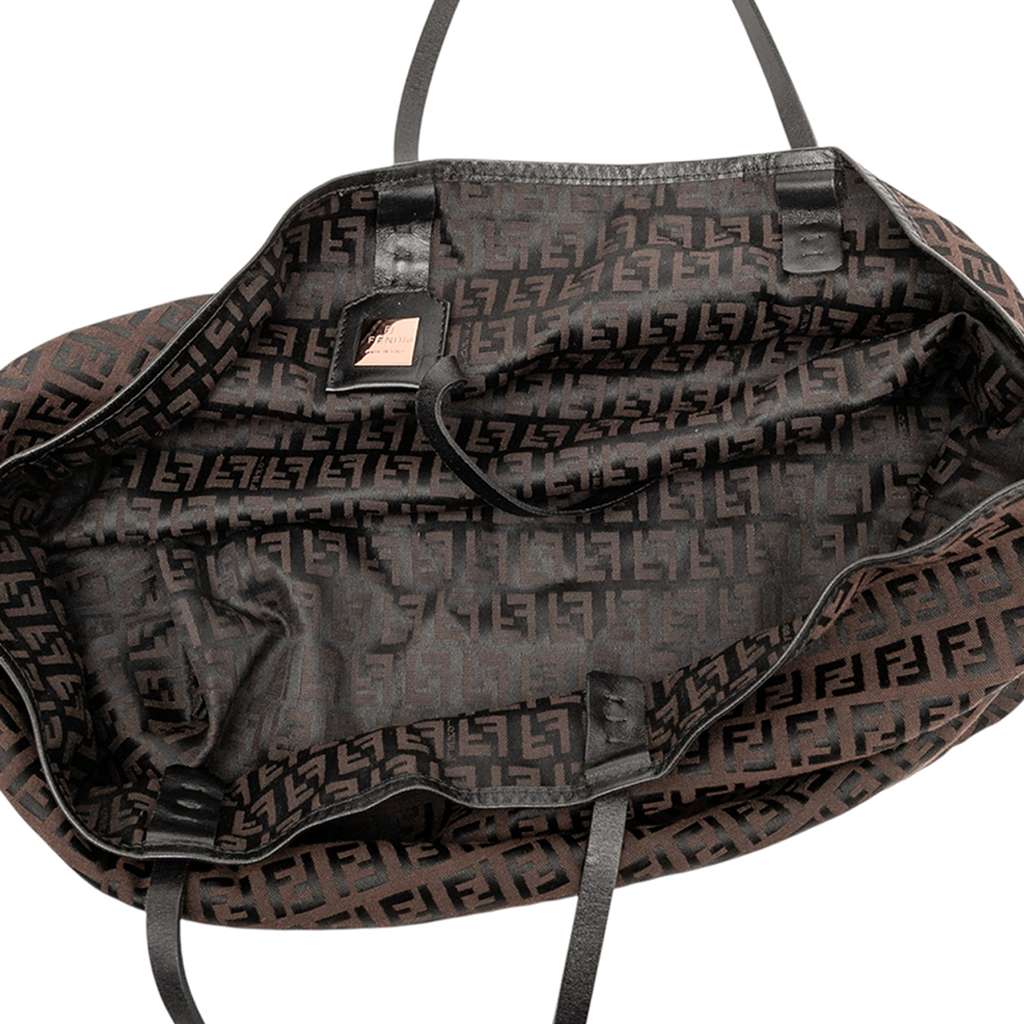 Fendi Medium Zucchino Canvas Roll Tote - 4