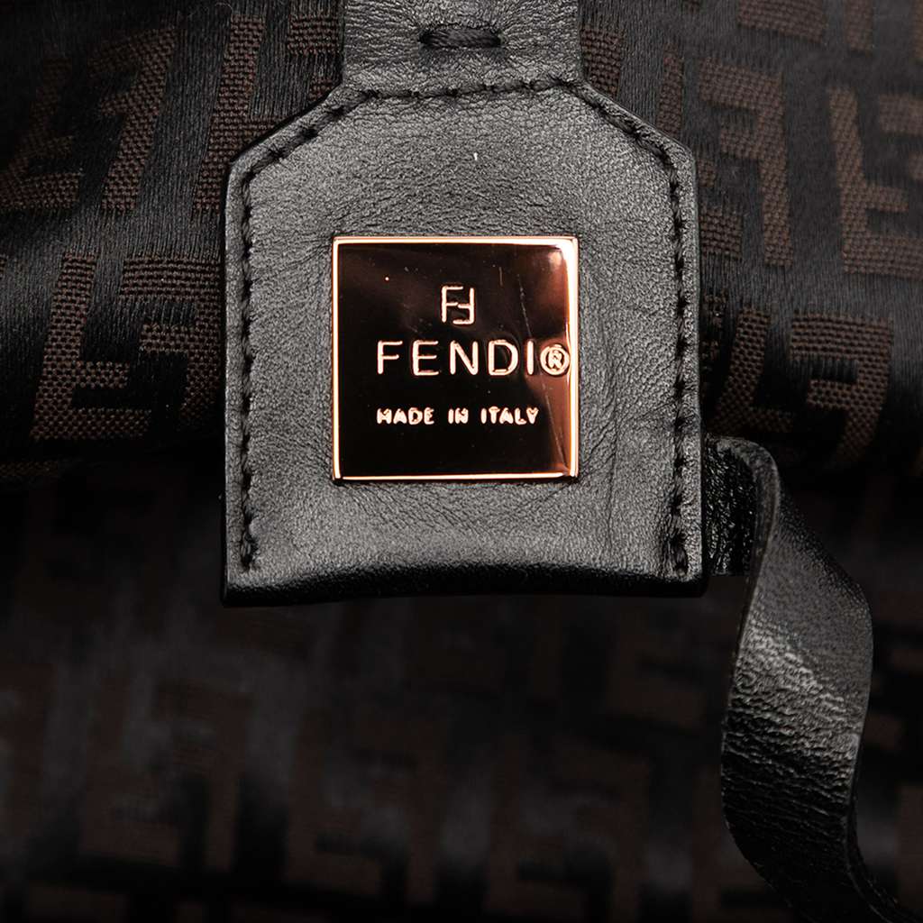 Fendi Medium Zucchino Canvas Roll Tote - 5