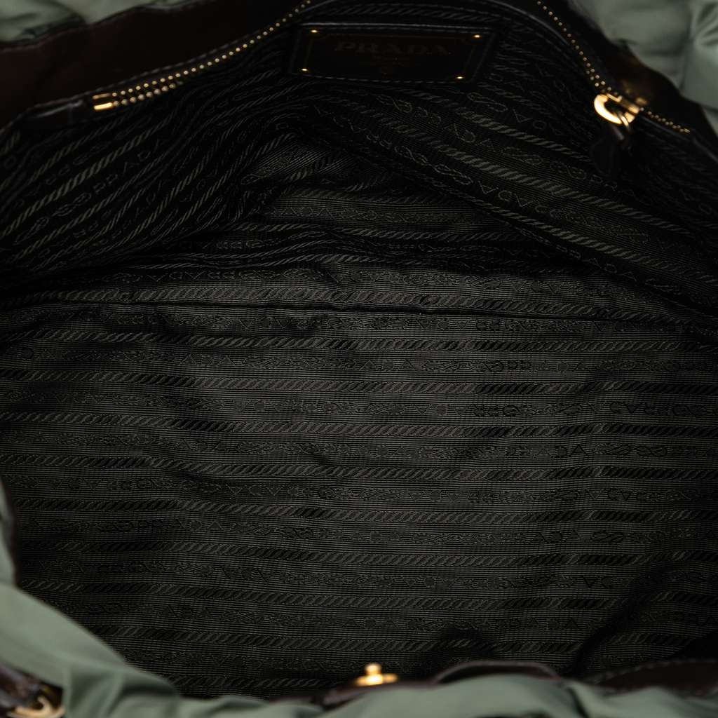 Prada Tessuto Canapa Logo Satchel - 4