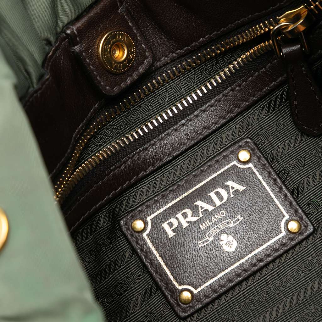 Prada Tessuto Canapa Logo Satchel - 5