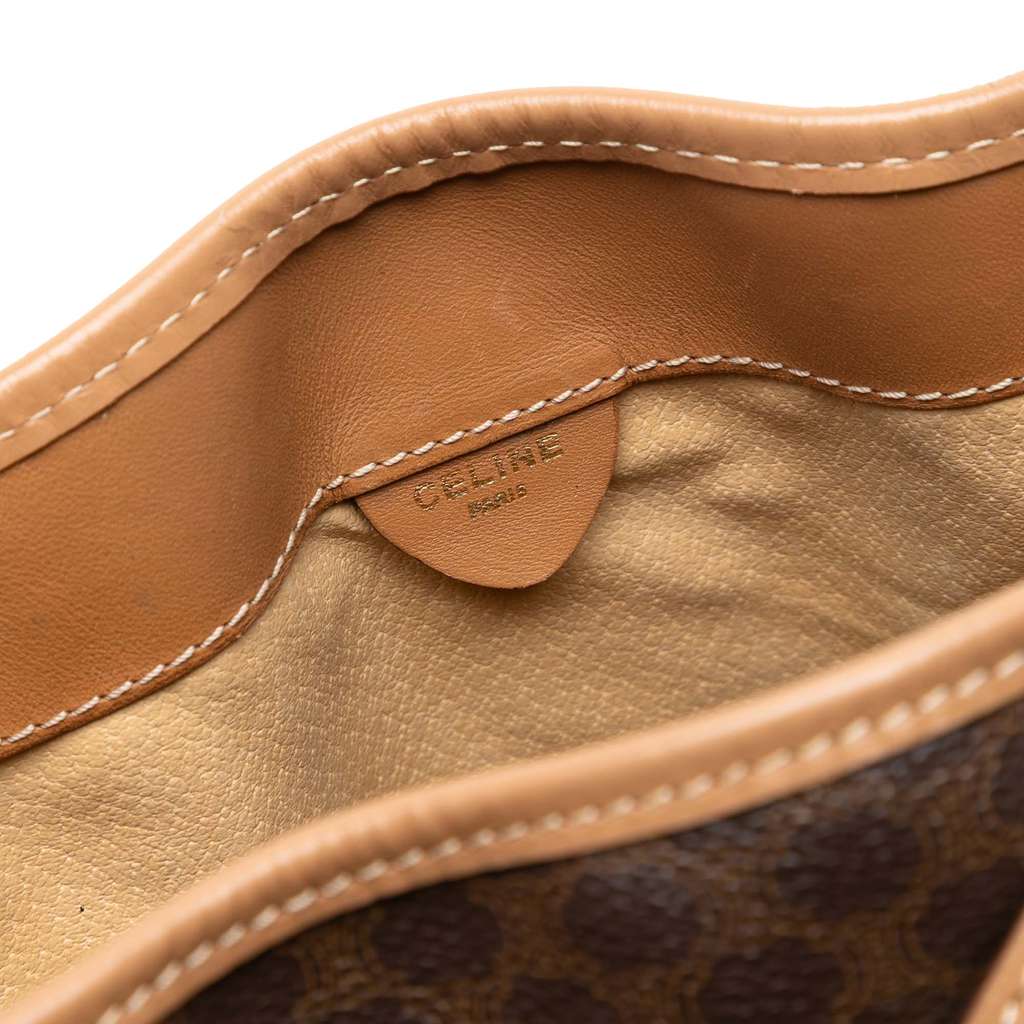 Celine Macadam Coated Canvas Drawstring Crossbody - 5