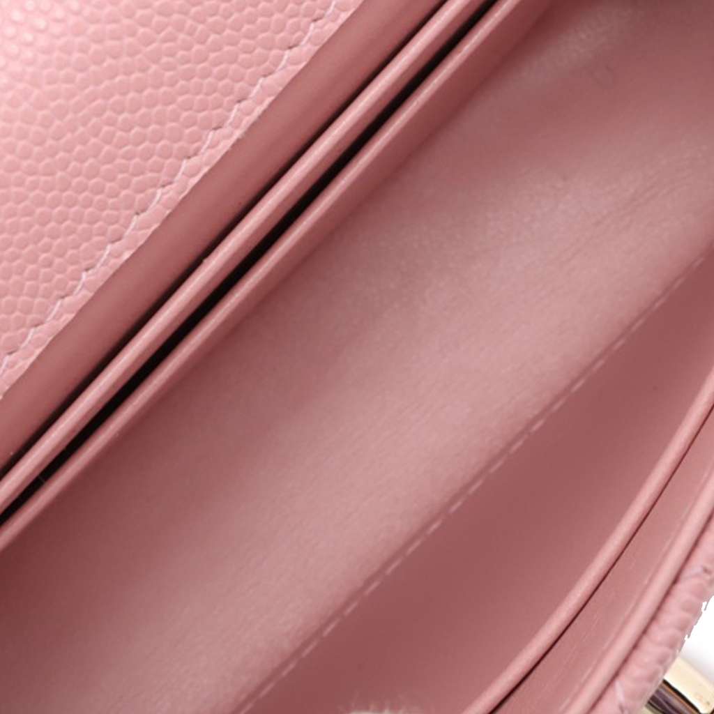 Chanel Extra Mini Quilted Caviar Coco Top Handle Bag - 3