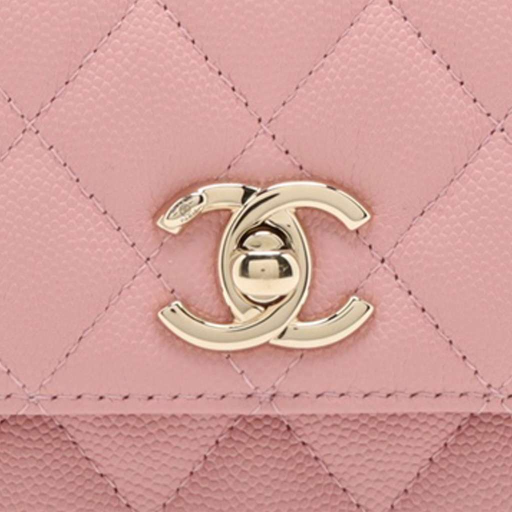 Chanel Extra Mini Quilted Caviar Coco Top Handle Bag - 5