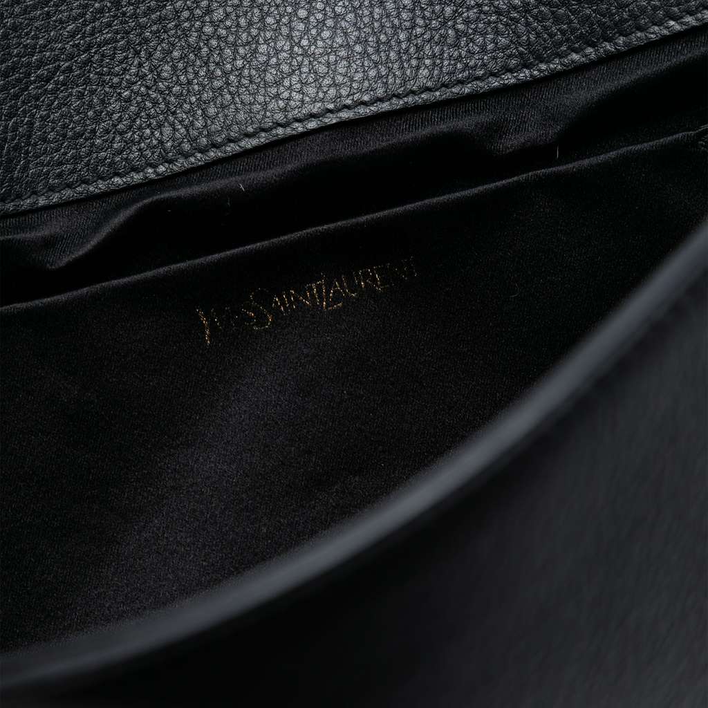 Saint Laurent Pony Hair Leopard Print Chyc Ligne Clutch - 4