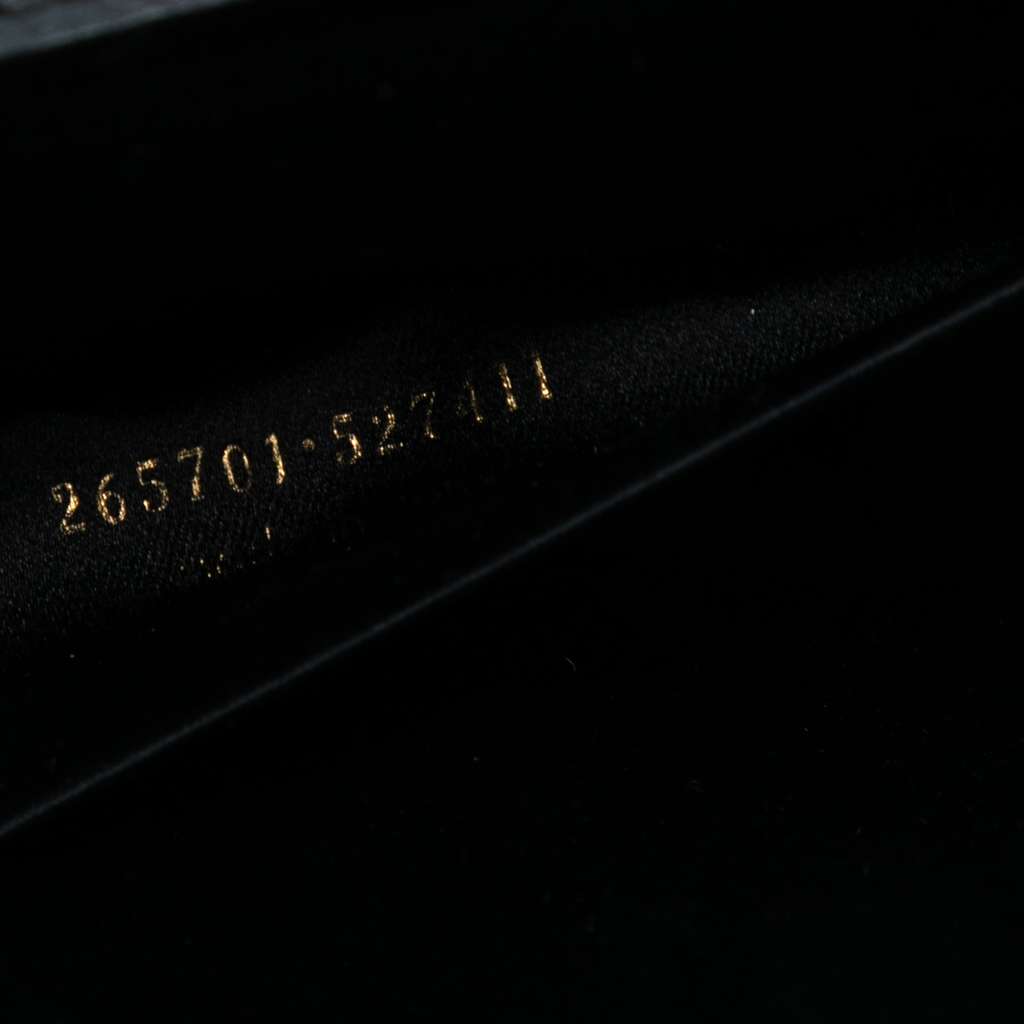 Saint Laurent Pony Hair Leopard Print Chyc Ligne Clutch - 5