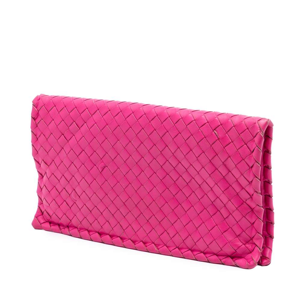 Bottega Veneta Nappa Intrecciato Turn Lock Clutch - 2
