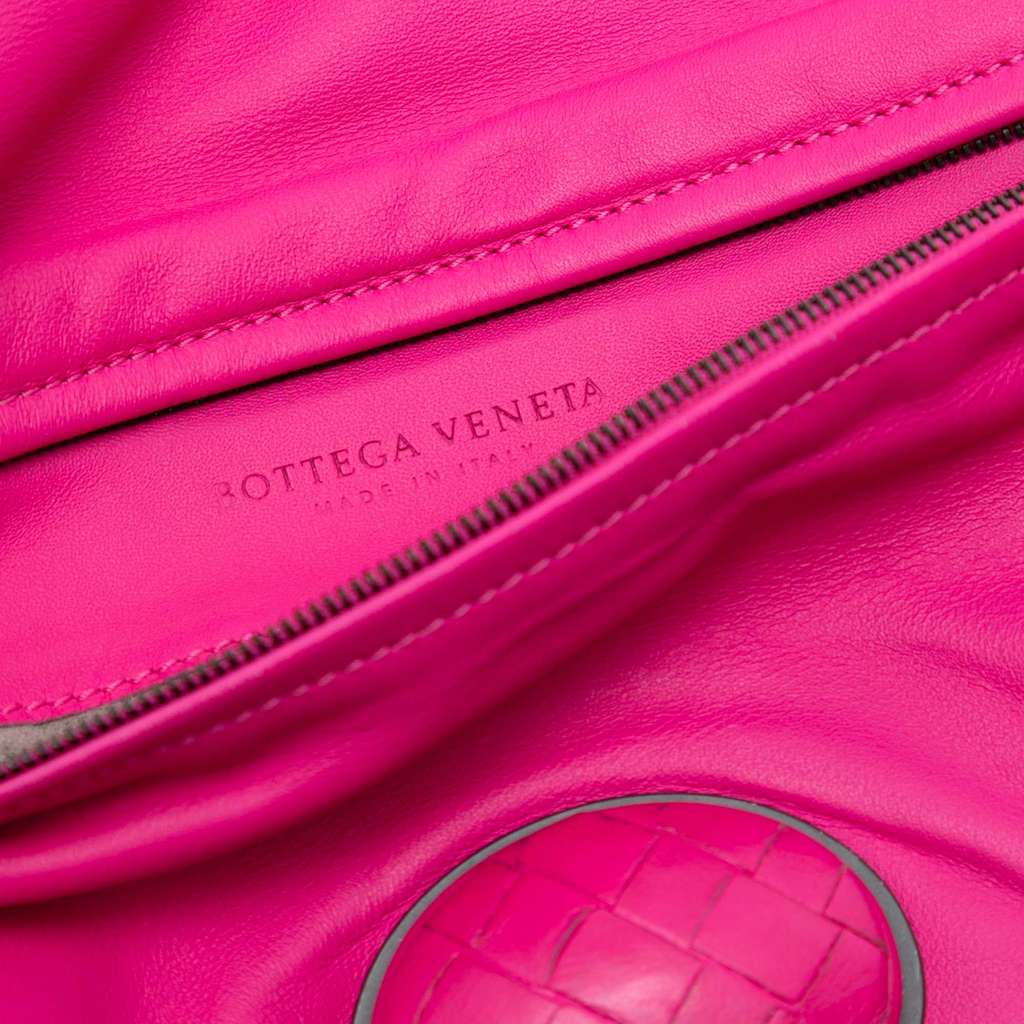 Bottega Veneta Nappa Intrecciato Turn Lock Clutch - 5