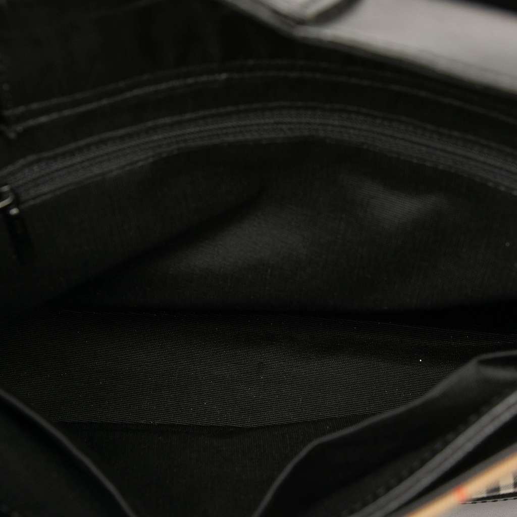 Burberry Haymarket Check Canvas Shoulder Bag - 4