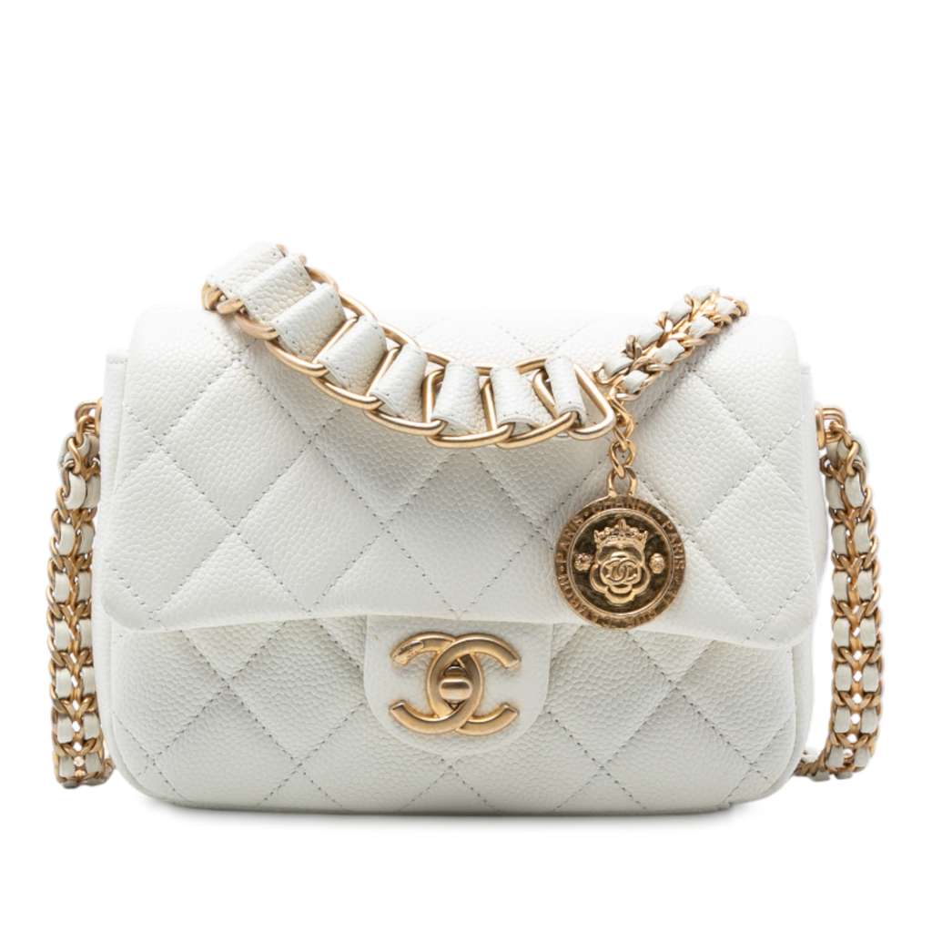 Chanel Mini Quilted Caviar Chain Soul Flap
