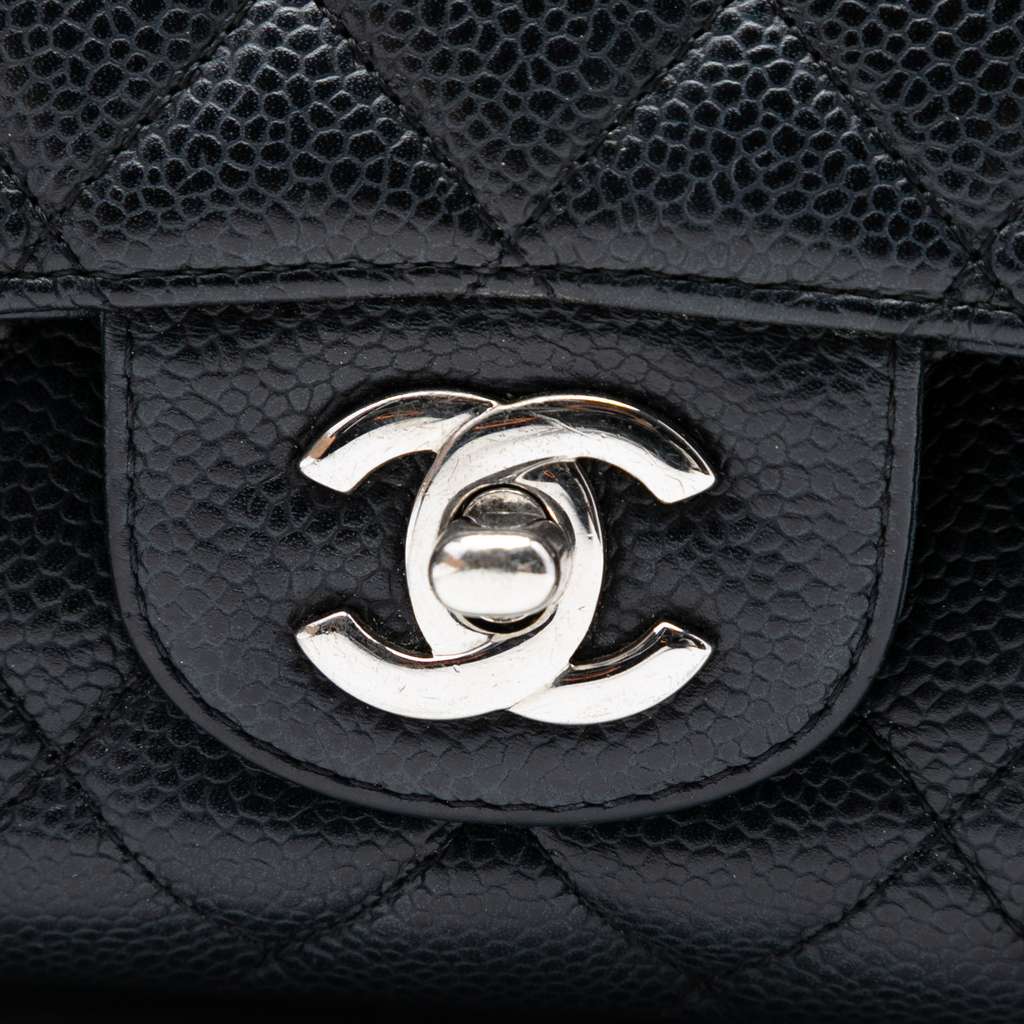Chanel Medium Classic Caviar Double Flap - 5