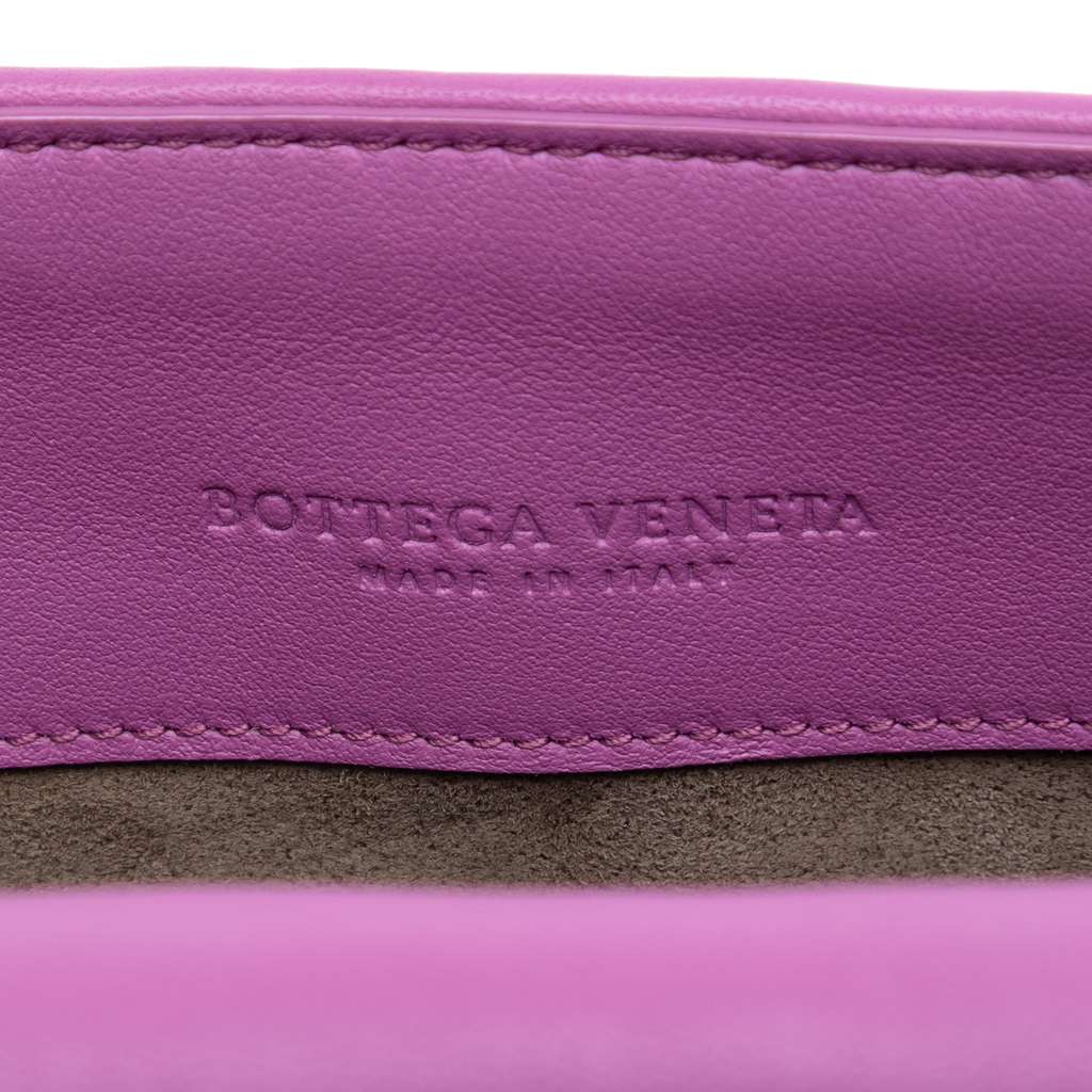 Bottega Veneta Nappa Intrecciato Dahlia Clutch Crossbody - 5
