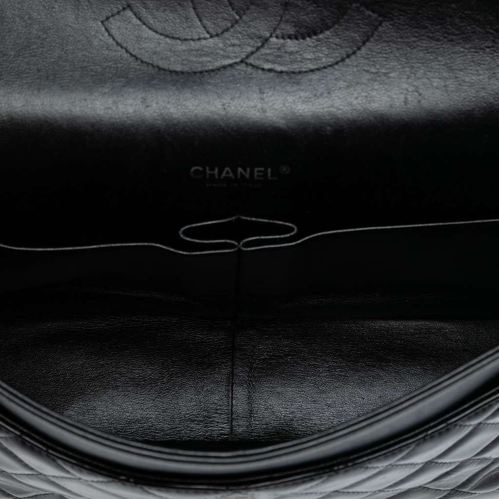 Chanel Jumbo Classic Patent Double Flap - 4