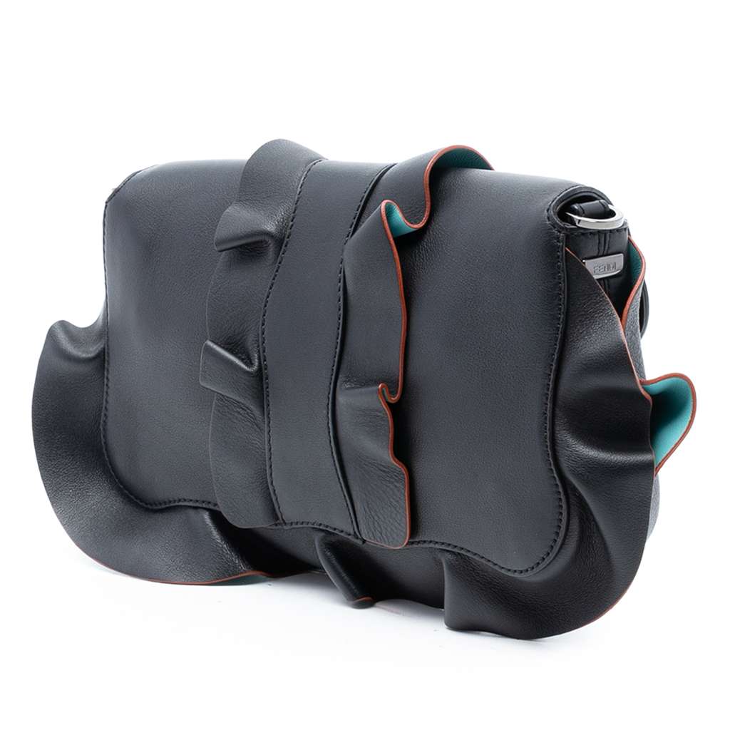 Fendi Medium Calfskin Waves Baguette Crossbody - 2