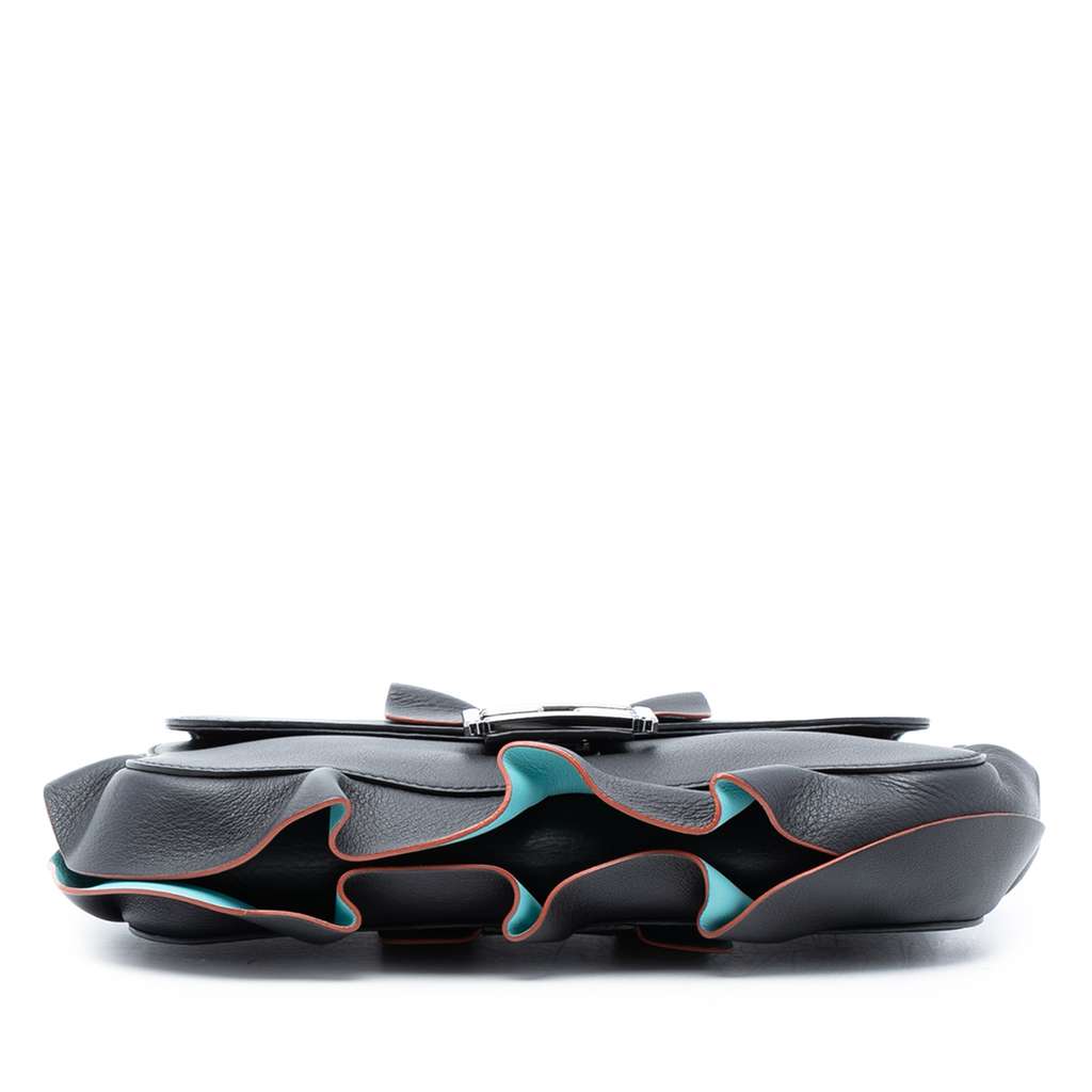 Fendi Medium Calfskin Waves Baguette Crossbody - 3