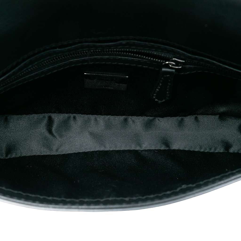 Fendi Medium Calfskin Waves Baguette Crossbody - 4