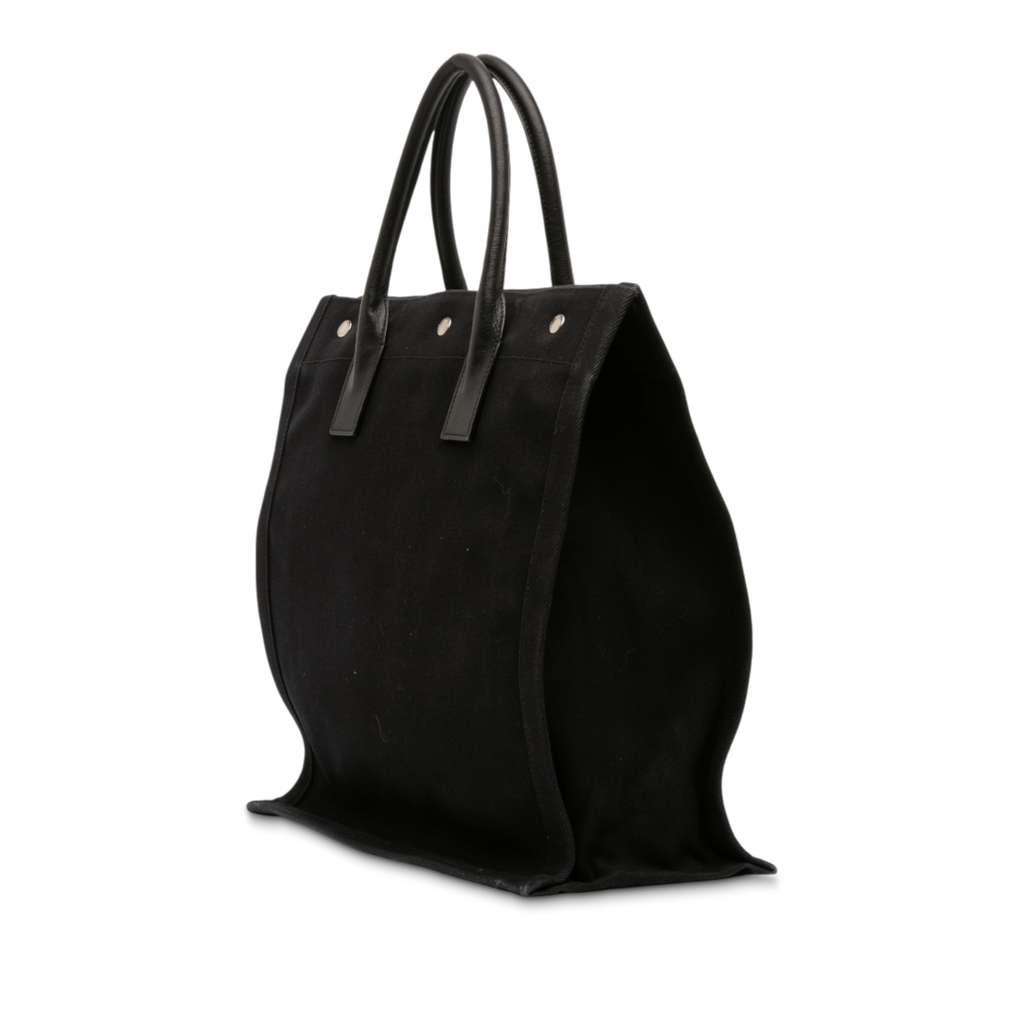 Saint Laurent Canvas Rive Gauche North South Tote - 2