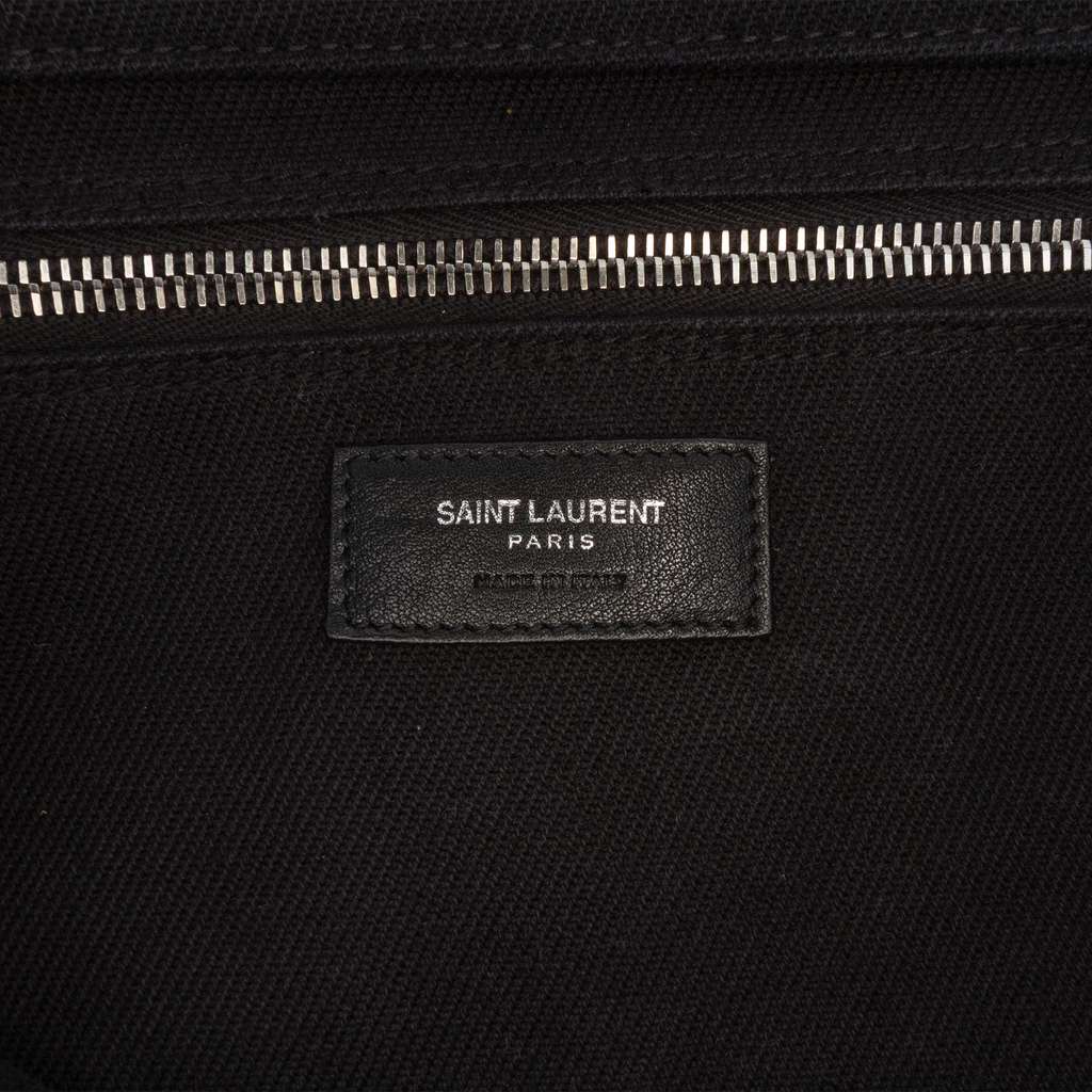 Saint Laurent Canvas Rive Gauche North South Tote - 5