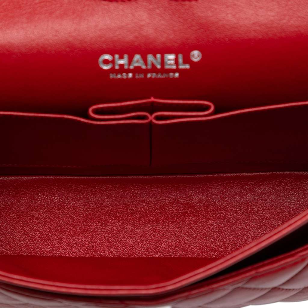 Chanel Medium Classic Lambskin Double Flap - 4