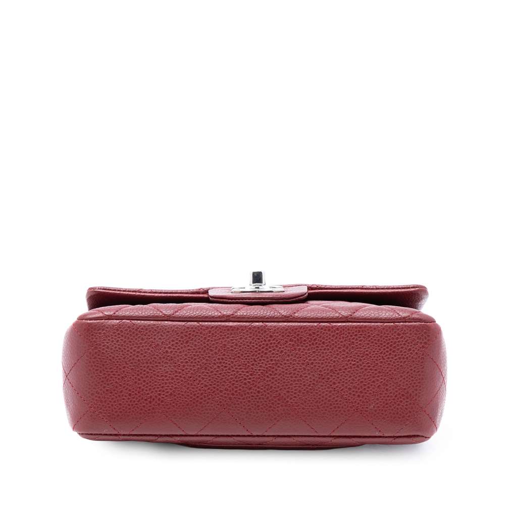 Chanel Mini Rectangular Classic Caviar Single Flap - 3