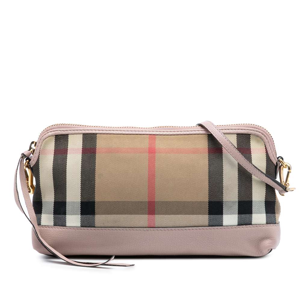 Burberry House Check Canvas Derby Abingdon Crossbody