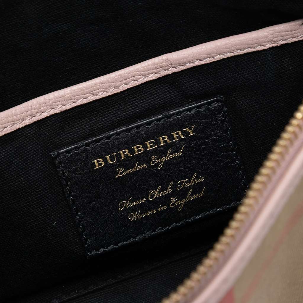 Burberry House Check Canvas Derby Abingdon Crossbody - 5