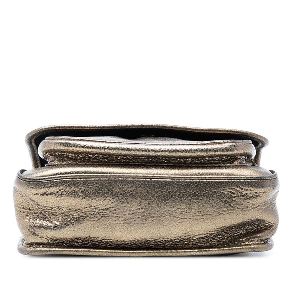 Saint Laurent Baby Metallic Calfskin Niki Shoulder Bag - 3