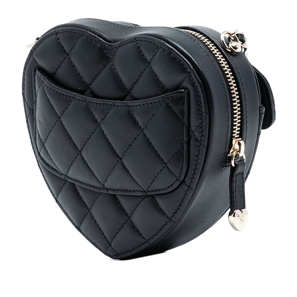 Chanel Mini Lambskin CC in Love Heart Crossbody - 2