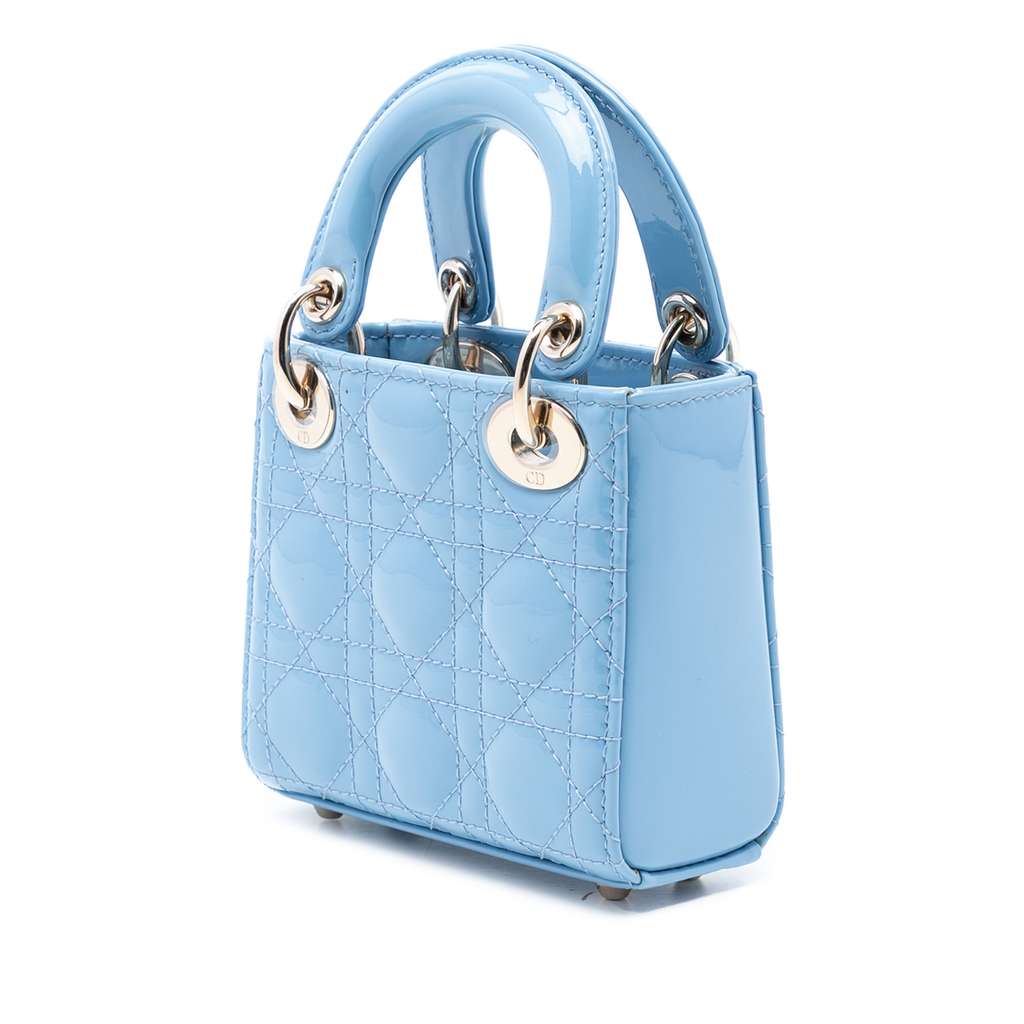 Dior Micro Patent Cannage Lady Dior - 2