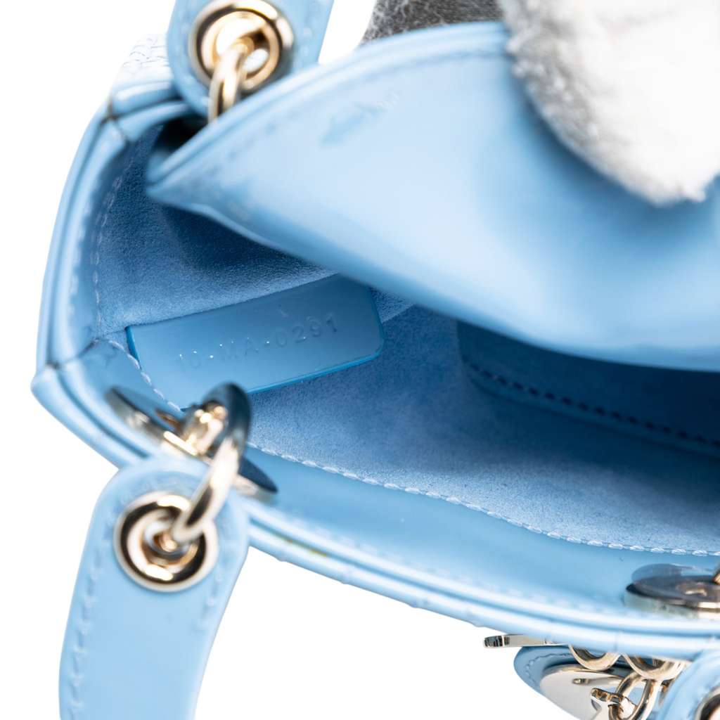 Dior Micro Patent Cannage Lady Dior - 5