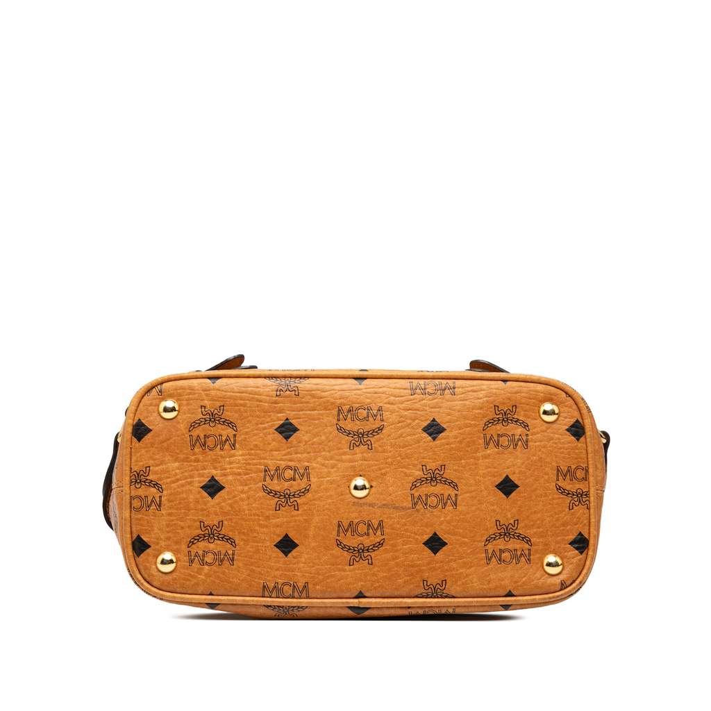 Mcm Visetos Coated Canvas Satchel - 3