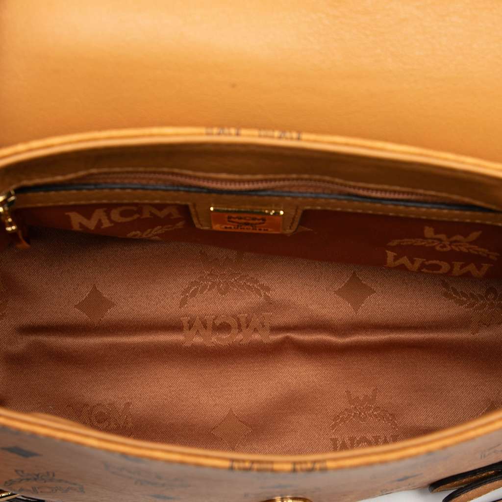 Mcm Visetos Coated Canvas Satchel - 4