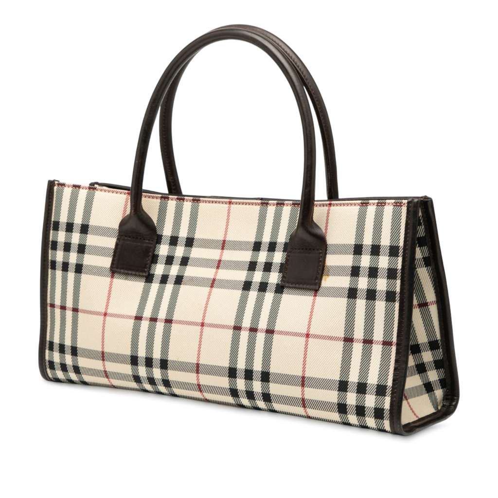 Burberry House Check Canvas Handbag - 2