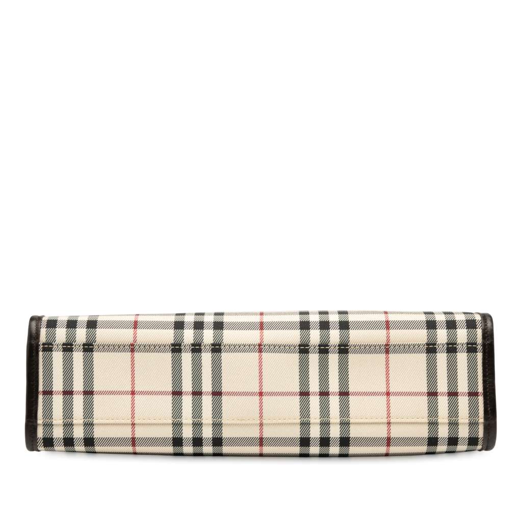 Burberry House Check Canvas Handbag - 3