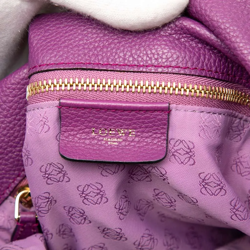Loewe Calfskin Flamenco Tassel 36 Purple Leather Very good - Box View