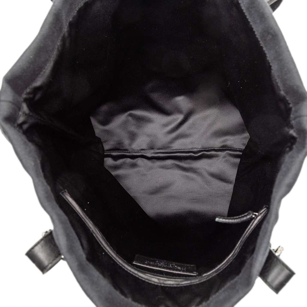 Saint Laurent Denim Monogram Kahala Tote - 4