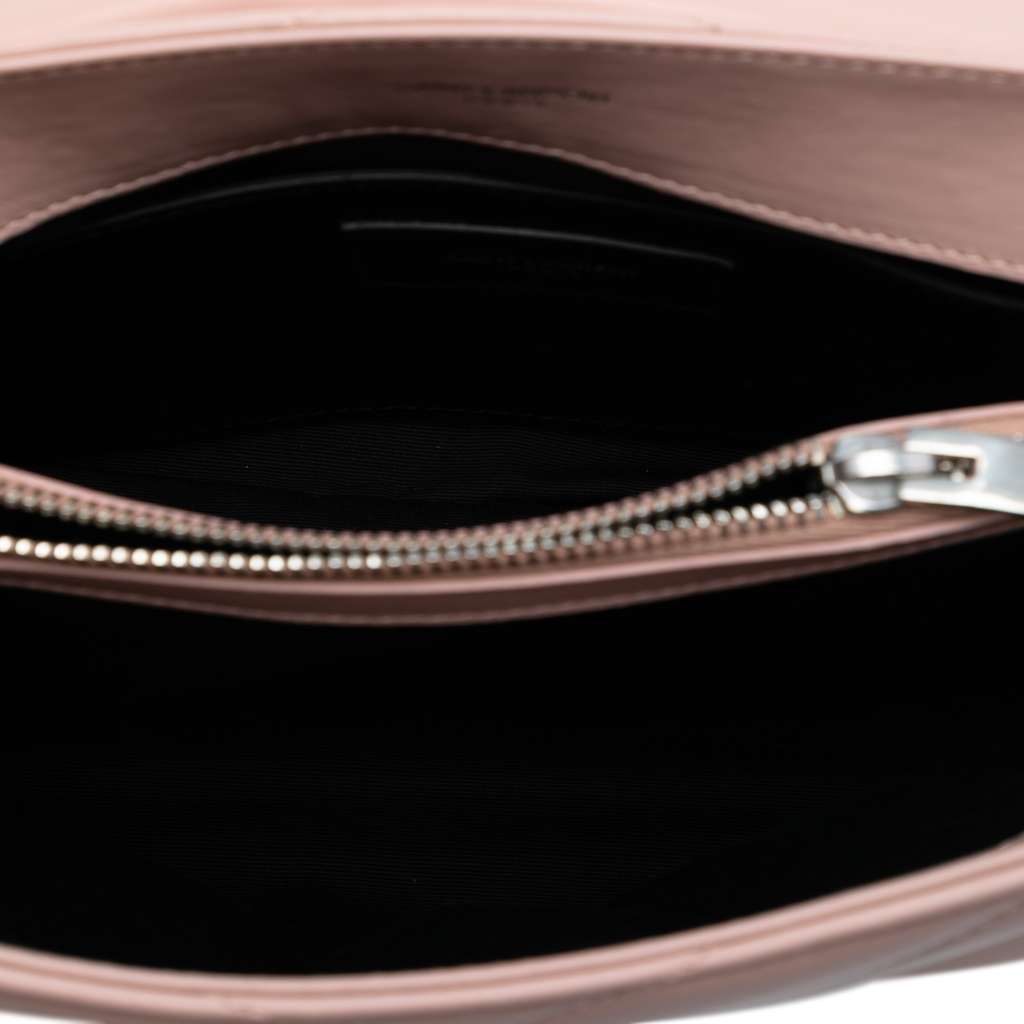 Saint Laurent Small Quilted Calfskin Monogram Loulou Chain Shoulder Bag - 4