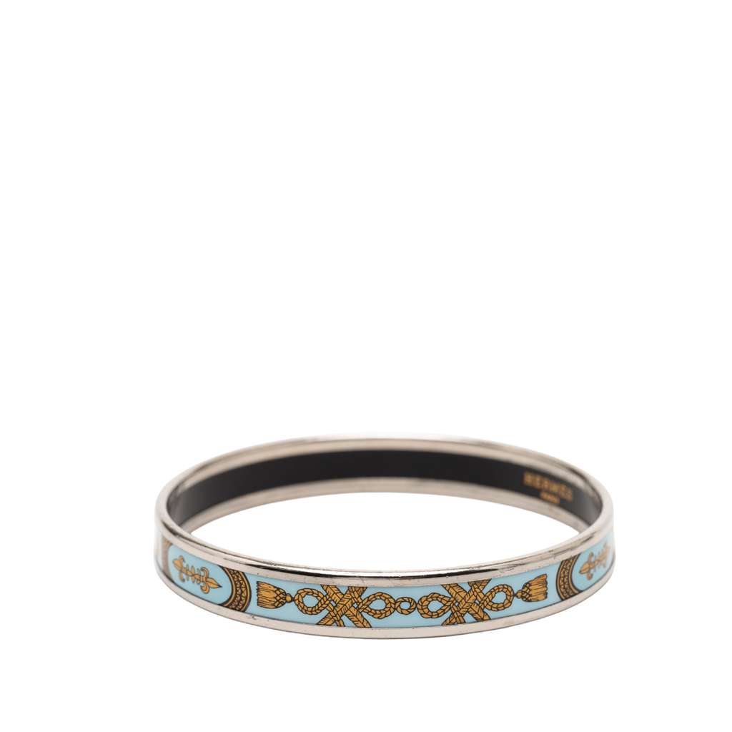 Hermès Narrow Grand Apparat Enamel Bangle 65 - 2