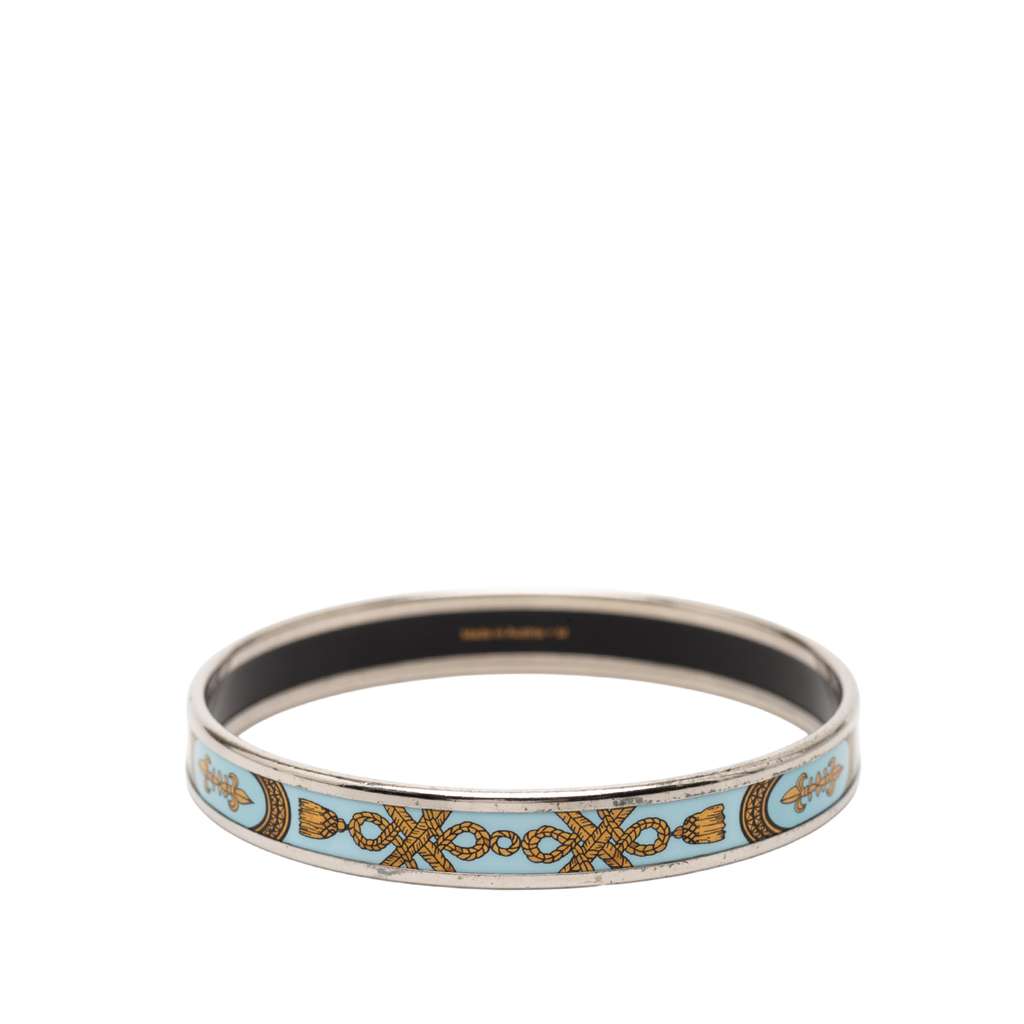 Hermès Narrow Grand Apparat Enamel Bangle 65 - 3