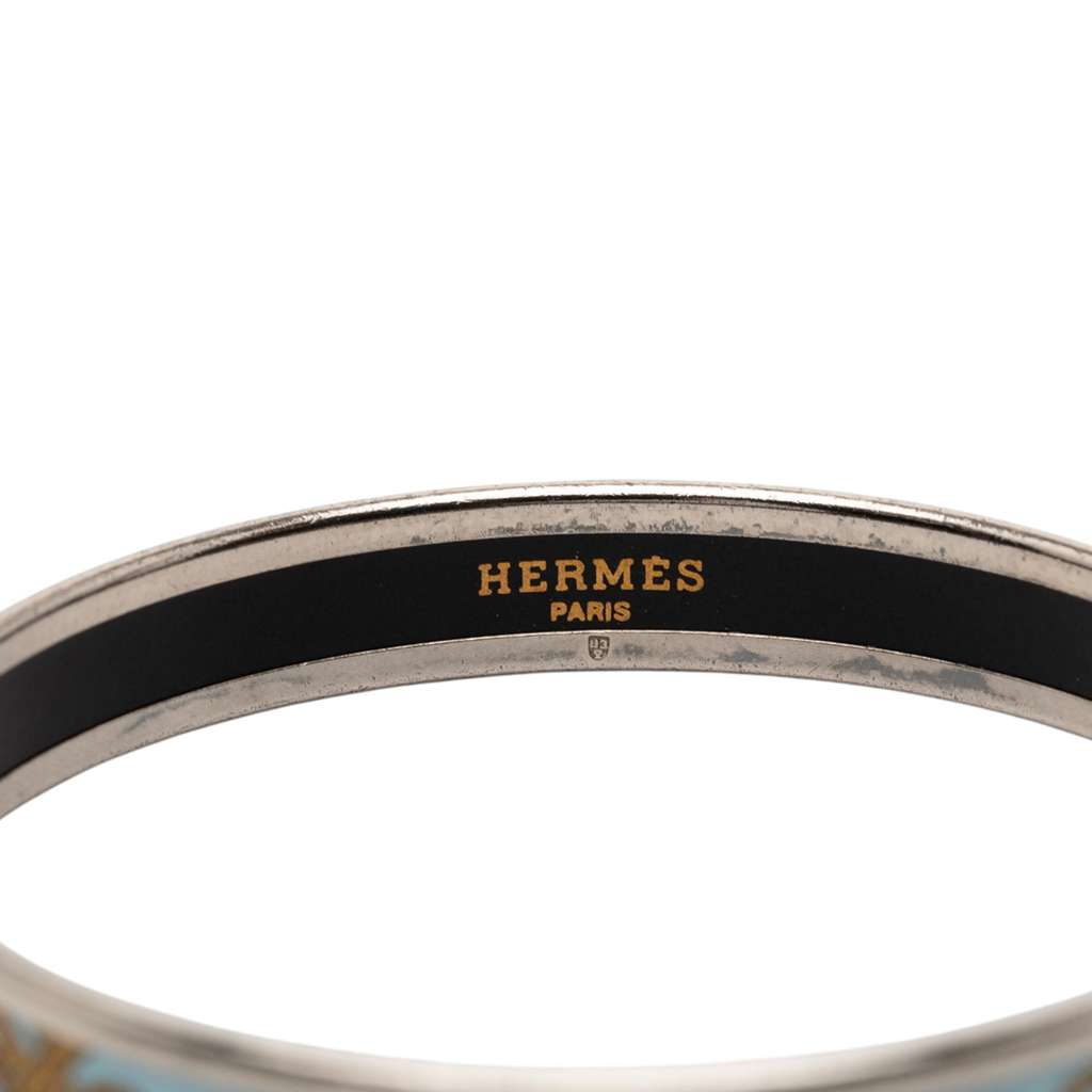 Hermès Narrow Grand Apparat Enamel Bangle 65 - 5