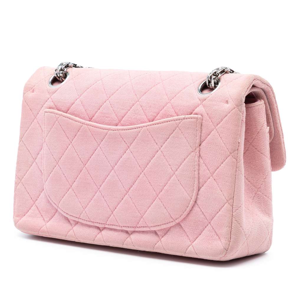 Chanel Small Classic Jersey Double Flap - 2